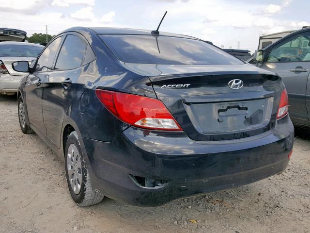 KMHCT4AE7GU096178 - 2016 HYUNDAI ACCENT SE BLACK photo 3