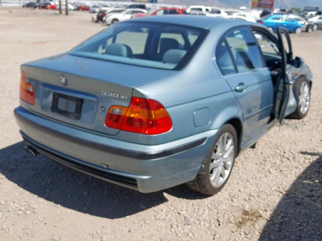 WBAEW53472PG16238 - 2002 BMW 330 XI TEAL photo 4