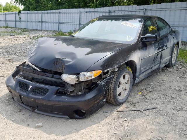 1G2WP52KXXF294956 - 1999 PONTIAC GRAND PRIX BLACK photo 2
