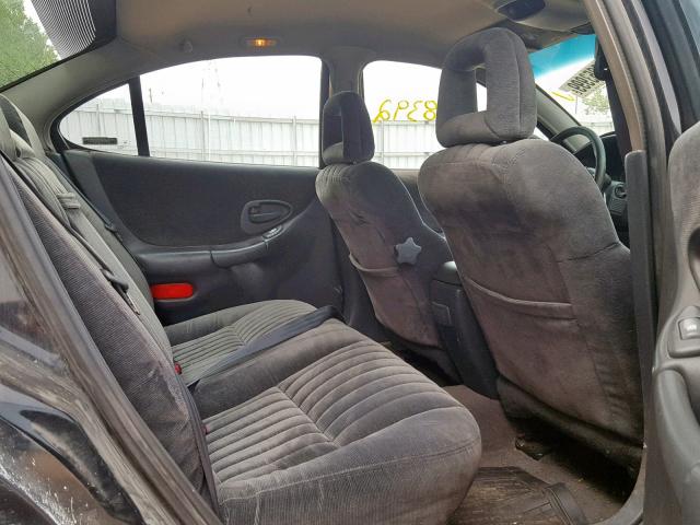 1G2WP52KXXF294956 - 1999 PONTIAC GRAND PRIX BLACK photo 6