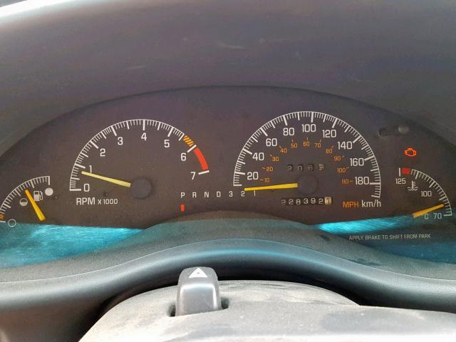 1G2WP52KXXF294956 - 1999 PONTIAC GRAND PRIX BLACK photo 8