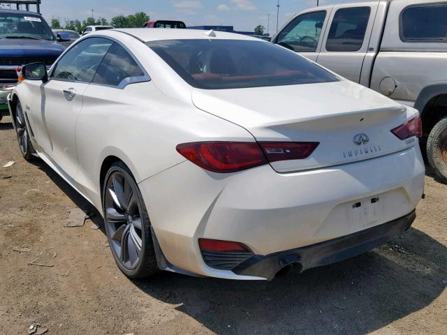 JN1FV7EK6JM531103 - 2018 INFINITI Q60 RED SP WHITE photo 3