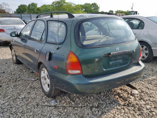 KMHJW24M8WU098915 - 1998 HYUNDAI ELANTRA GREEN photo 3