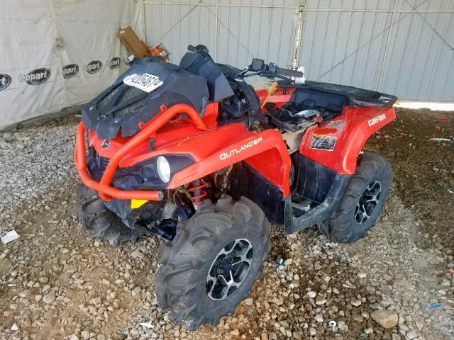 3JBLWAT40JJ000678 - 2018 CAN-AM OUTLANDER ORANGE photo 2