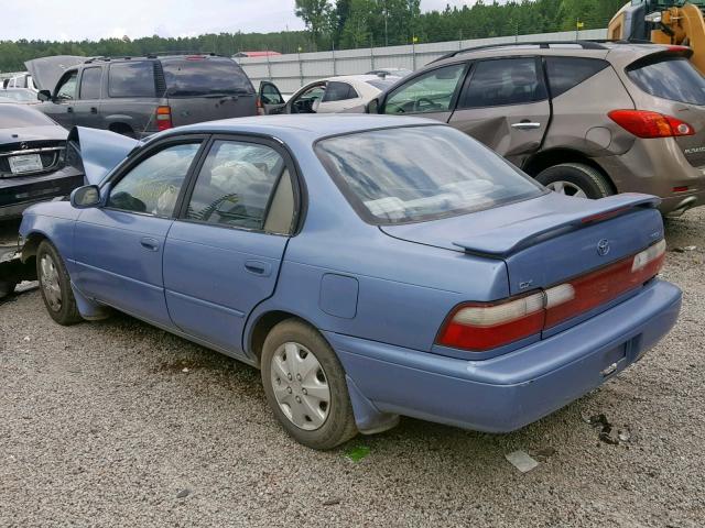 1NXBB02E7TZ408564 - 1996 TOYOTA COROLLA DX BLUE photo 3