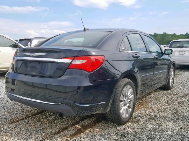 1C3BC4FB9BN545608 - 2011 CHRYSLER 200 LX BLACK photo 4