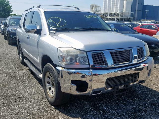 5N1AA08A74N712184 - 2004 NISSAN ARMADA SE SILVER photo 1