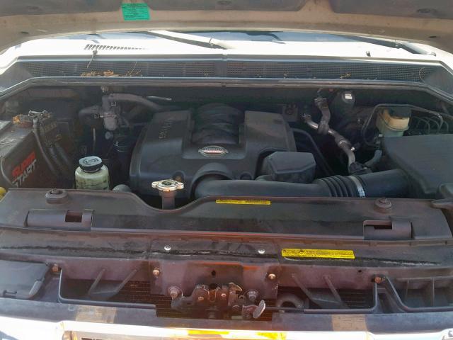 5N1AA08A74N712184 - 2004 NISSAN ARMADA SE SILVER photo 7