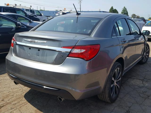 1C3CCBBG8DN716877 - 2013 CHRYSLER 200 TOURIN GRAY photo 4