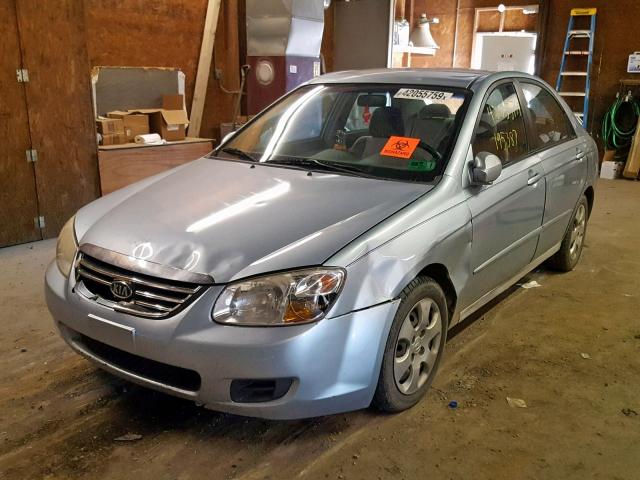 KNAFE121275410185 - 2007 KIA SPECTRA EX BLUE photo 2