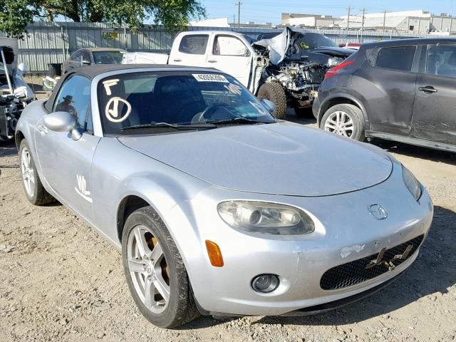 JM1NC25F570134454 - 2007 MAZDA MX-5 MIATA SILVER photo 1