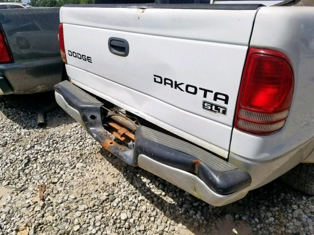 1D7HL48X43S201918 - 2003 DODGE DAKOTA QUA WHITE photo 9