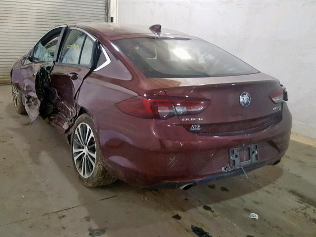 W04GR6SX2J1074463 - 2018 BUICK REGAL ESSE BURGUNDY photo 3