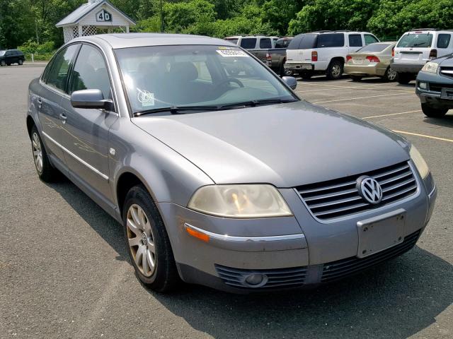 WVWPD63B12P247122 - 2002 VOLKSWAGEN PASSAT GLS GRAY photo 1