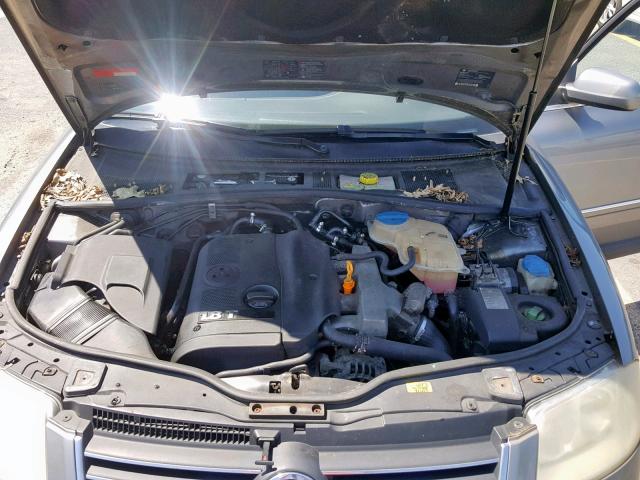 WVWPD63B12P247122 - 2002 VOLKSWAGEN PASSAT GLS GRAY photo 7