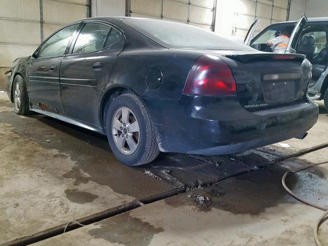 2G2WP522551354713 - 2005 PONTIAC GRAND PRIX BLACK photo 3