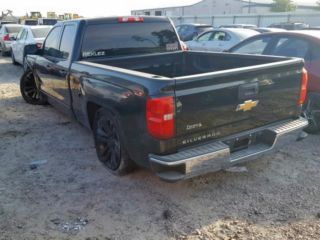 1GCRCREC3JZ363654 - 2018 CHEVROLET SILVERADO BLACK photo 3