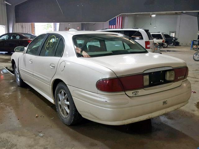 1G4HR54KX3U225939 - 2003 BUICK LESABRE LI WHITE photo 3