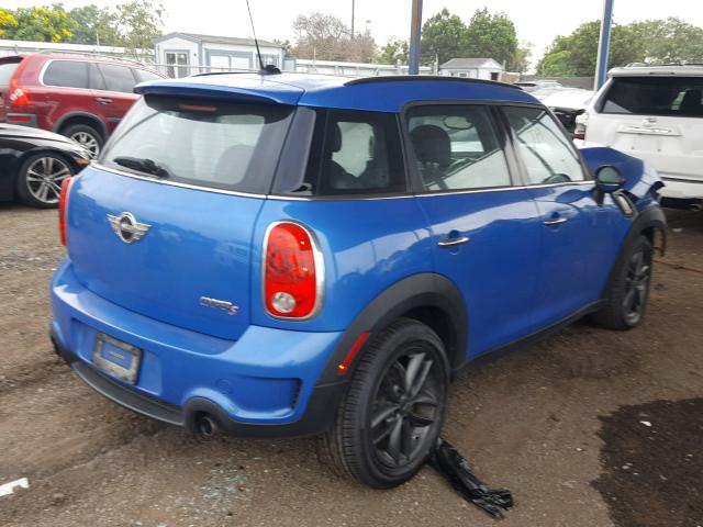 WMWZC3C50CWL86134 - 2012 MINI COOPER S C BLUE photo 4