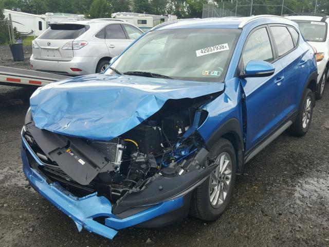 KM8J3CA48JU605002 - 2018 HYUNDAI TUCSON LIM BLUE photo 2