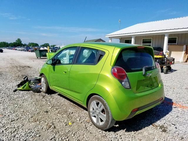 KL8CB6S96FC710638 - 2015 CHEVROLET SPARK LS GREEN photo 3