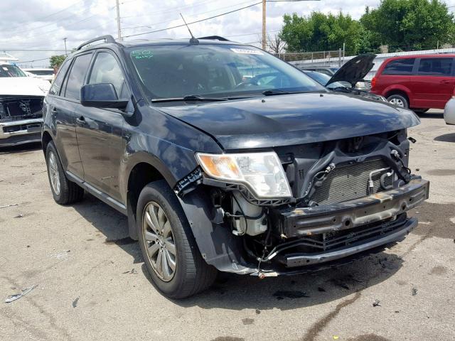 2FMDK38C48BA01931 - 2008 FORD EDGE SEL BLACK photo 1