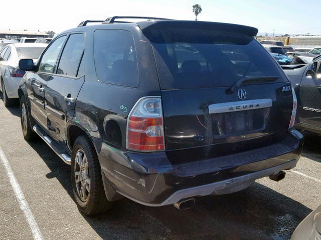 2HNYD18696H513929 - 2006 ACURA MDX TOURIN BLACK photo 3