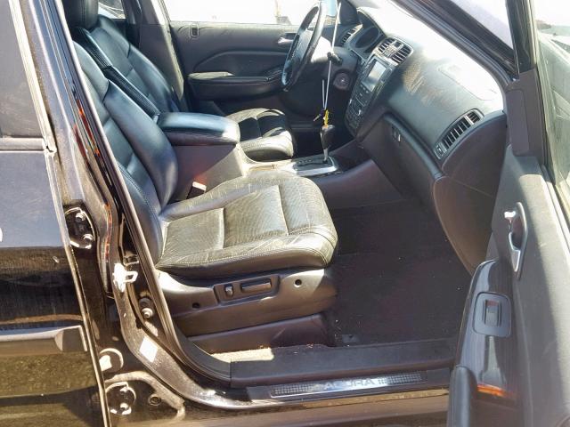 2HNYD18696H513929 - 2006 ACURA MDX TOURIN BLACK photo 5