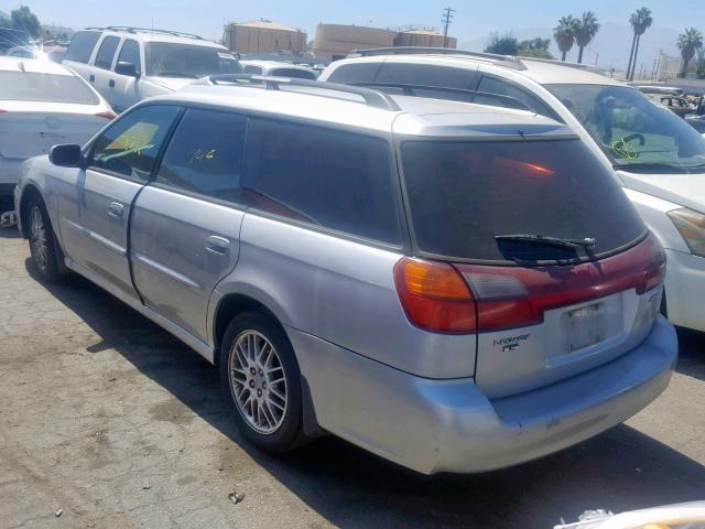 4S3BH635637302562 - 2003 SUBARU LEGACY L SILVER photo 3