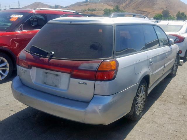 4S3BH635637302562 - 2003 SUBARU LEGACY L SILVER photo 4