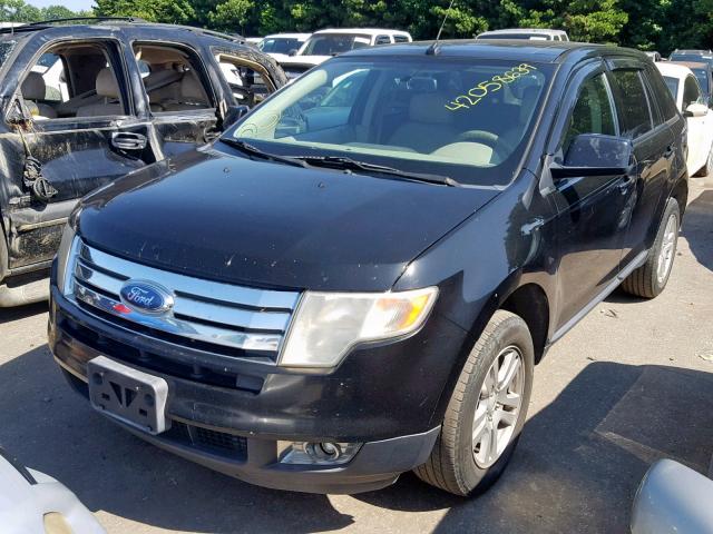 2FMDK48C37BA65947 - 2007 FORD EDGE SEL BLACK photo 2