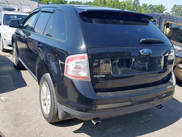 2FMDK48C37BA65947 - 2007 FORD EDGE SEL BLACK photo 3