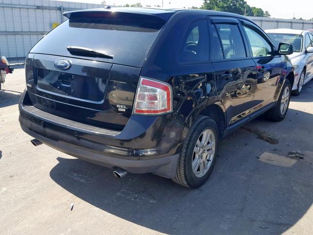 2FMDK48C37BA65947 - 2007 FORD EDGE SEL BLACK photo 4