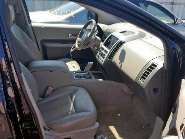 2FMDK48C37BA65947 - 2007 FORD EDGE SEL BLACK photo 5