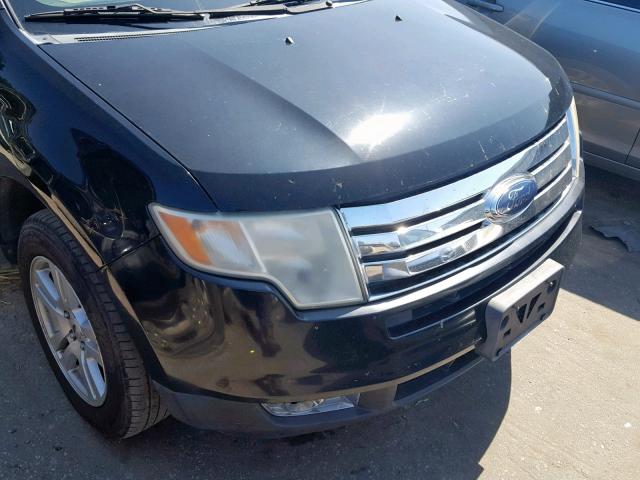 2FMDK48C37BA65947 - 2007 FORD EDGE SEL BLACK photo 9