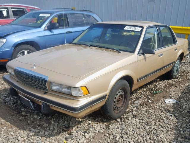 1G4AG54N0N6482858 - 1992 BUICK CENTURY SP GOLD photo 2