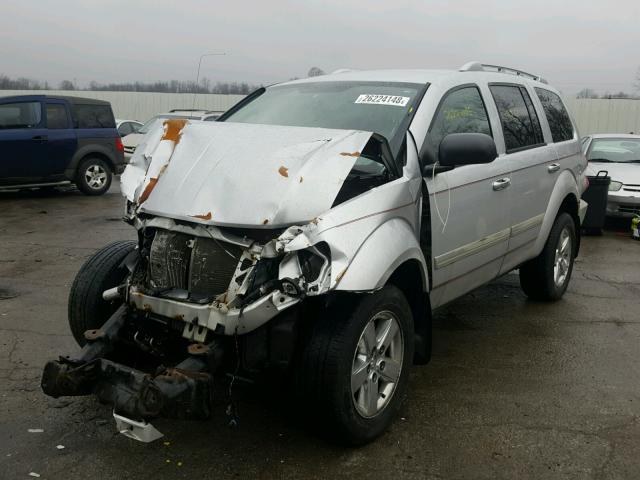 1D8HB58N28F123268 - 2008 DODGE DURANGO LI SILVER photo 2