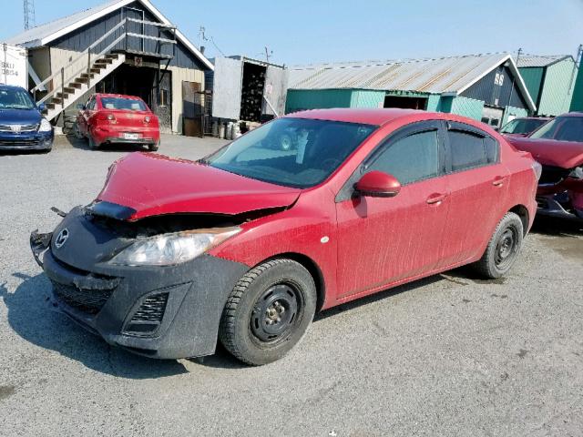 JM1BL1SF3A1353061 - 2010 MAZDA 3 I RED photo 2