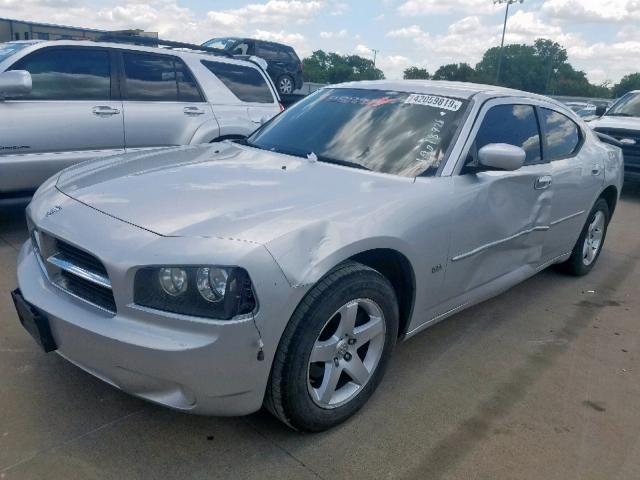 2B3CA3CV6AH309571 - 2010 DODGE CHARGER SX SILVER photo 2