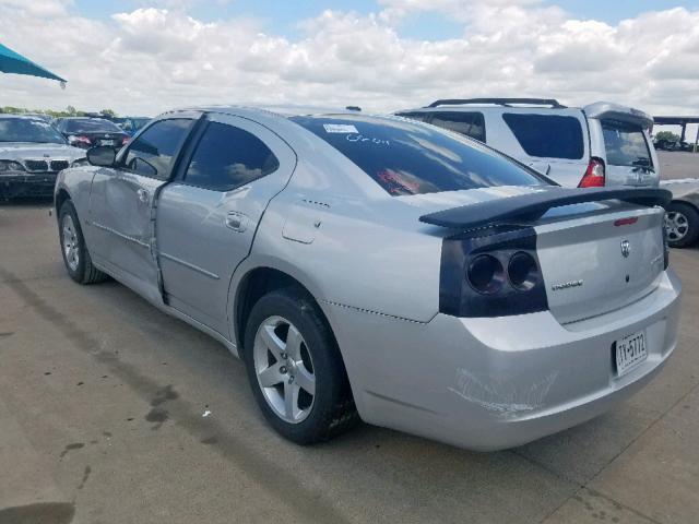 2B3CA3CV6AH309571 - 2010 DODGE CHARGER SX SILVER photo 3