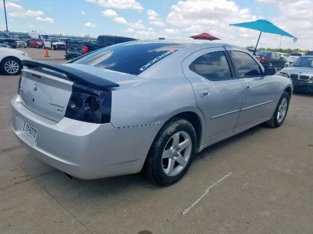 2B3CA3CV6AH309571 - 2010 DODGE CHARGER SX SILVER photo 4