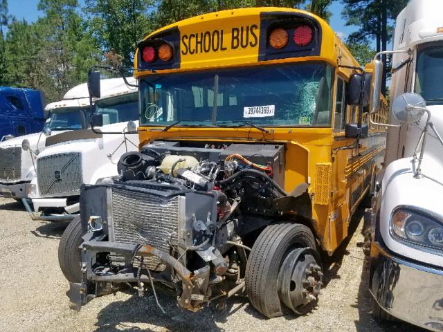 1BAKDCSA3KF354285 - 2019 BLUE BIRD SCHOOL BUS YELLOW photo 2