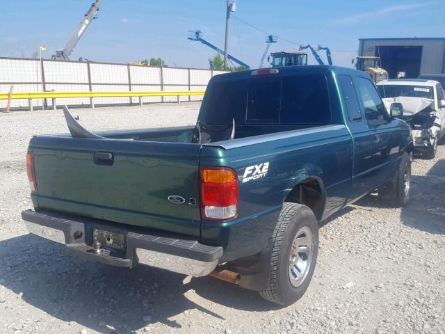 1FTYR14V6XPC04887 - 1999 FORD RANGER SUP GREEN photo 4