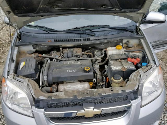 KL1TD56678B061637 - 2008 CHEVROLET AVEO BASE Күміс фото 7