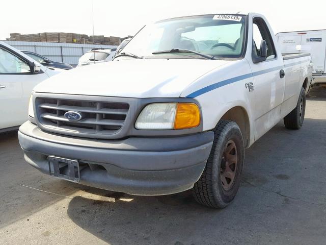 2FDPF17M84CA74420 - 2004 FORD F-150 HERI WHITE photo 2