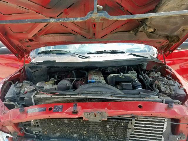 1B7KF2362XJ538996 - 1999 DODGE RAM 2500 RED photo 7