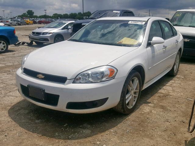 2G1WC5E37C1193251 - 2012 CHEVROLET IMPALA LTZ WHITE photo 2