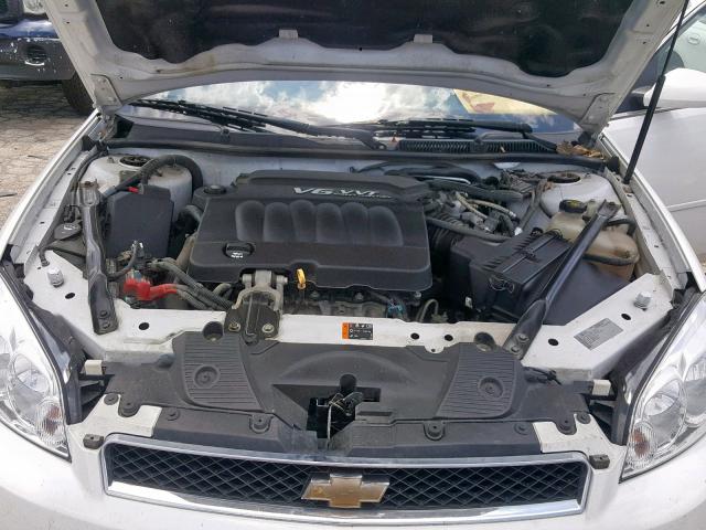 2G1WC5E37C1193251 - 2012 CHEVROLET IMPALA LTZ WHITE photo 7