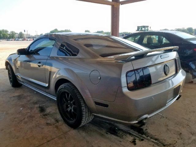 1ZVHT82H785199555 - 2008 FORD MUSTANG GT SILVER photo 3