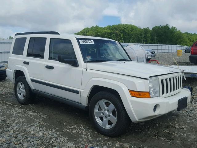 1J8HG48K36C235388 - 2006 JEEP COMMANDER WHITE photo 1
